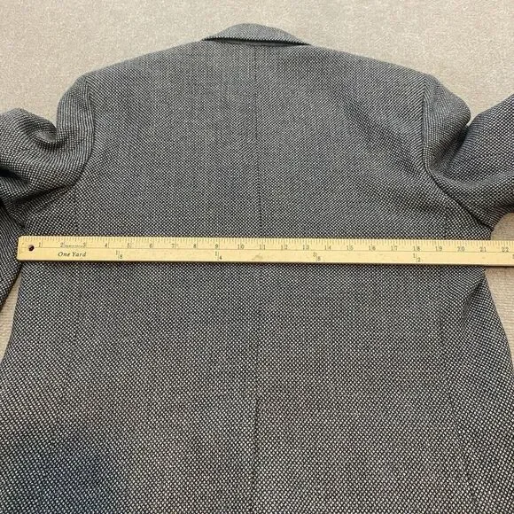 Vintage Pendleton Blazer Mens Size 42 Gray Wool Blend Rockabilly Tweed - Picture 11 of 14